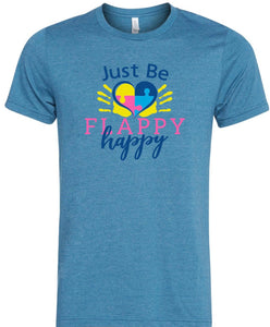 Just Be Flappy Happy Short Sleeve Deep Teal